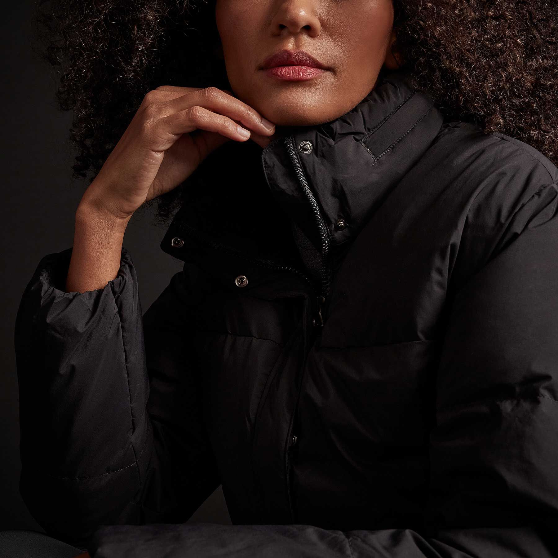 Puffer Jacket - Black sold by James Perse product image thumbnail 5