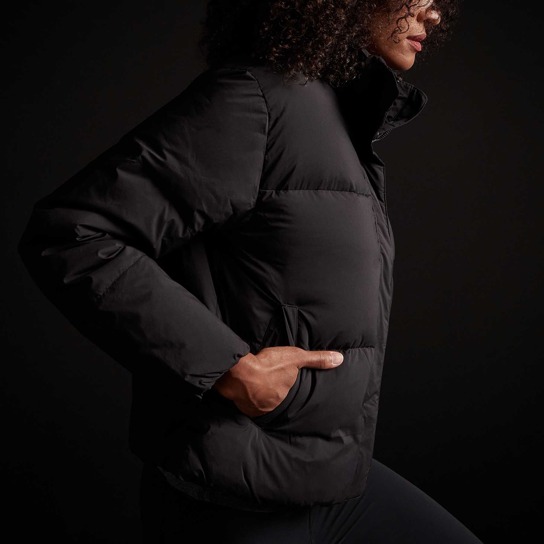 Puffer Jacket - Black sold by James Perse product image thumbnail 2