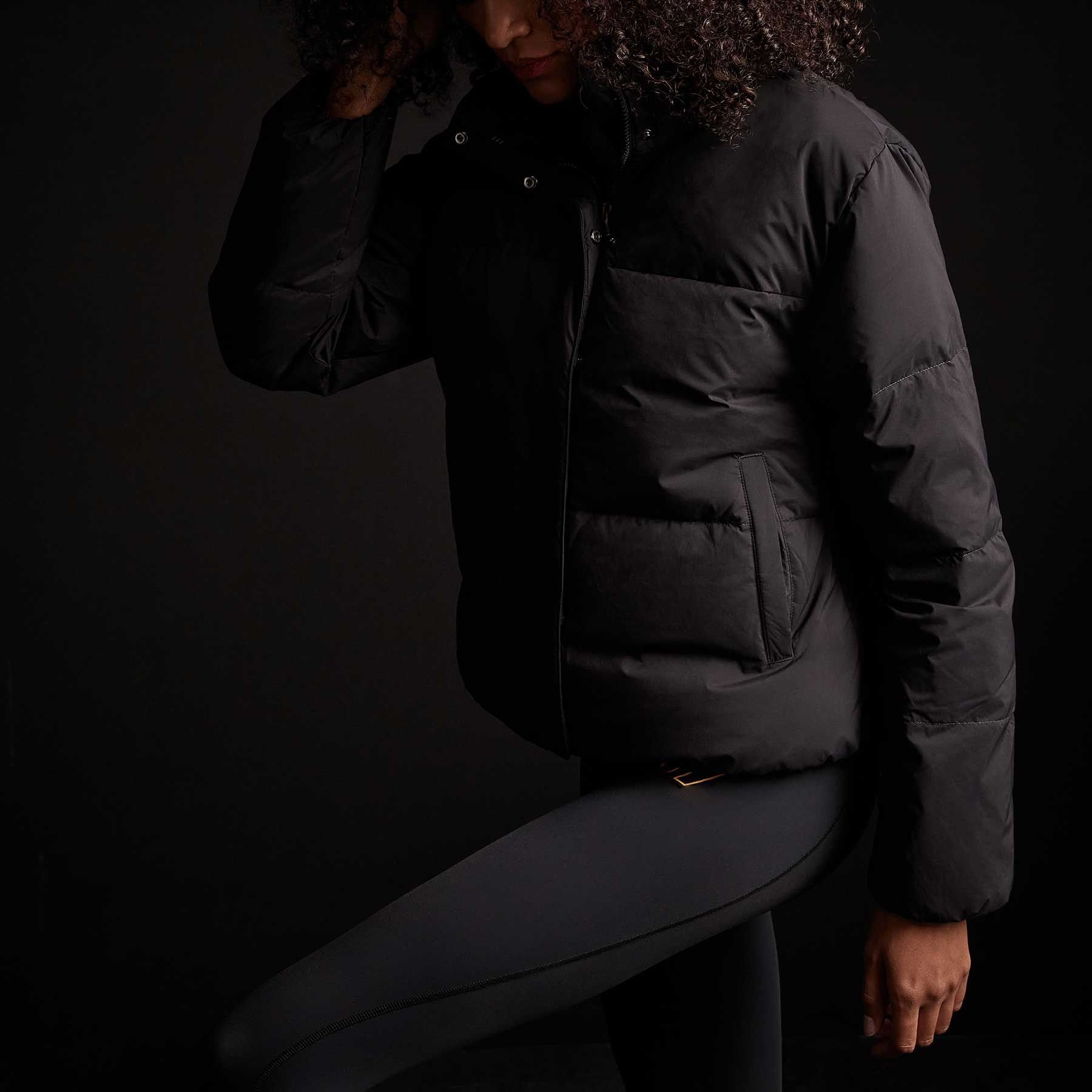 Puffer Jacket - Black sold by James Perse product image thumbnail 3