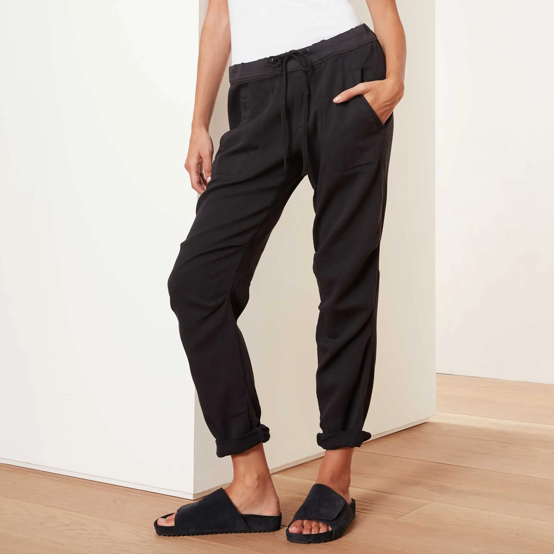 Soft Drape Pant - French Navy sold by James Perse
