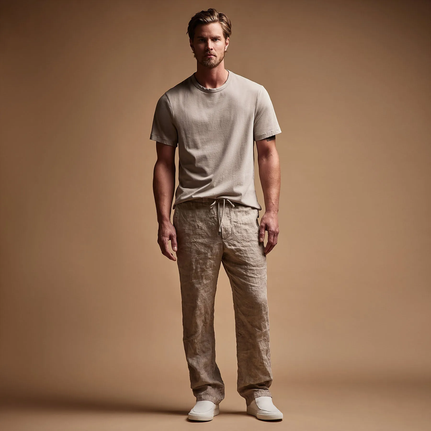 Relaxed Linen Pant - Mineral Pigment sold by James Perse product image thumbnail 3