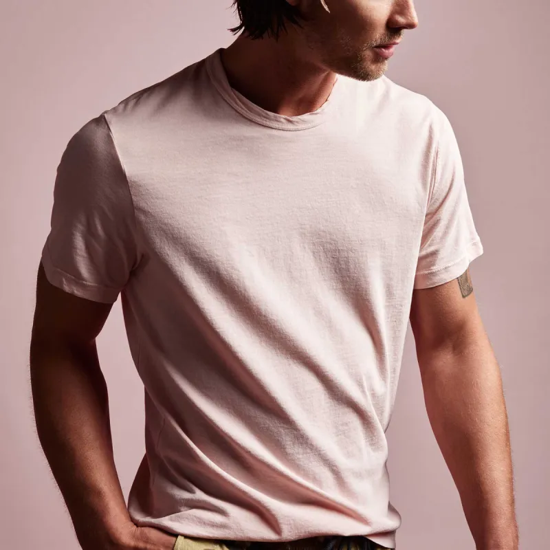 Short Sleeve Crew Neck - Nougat Pigment sold by James Perse