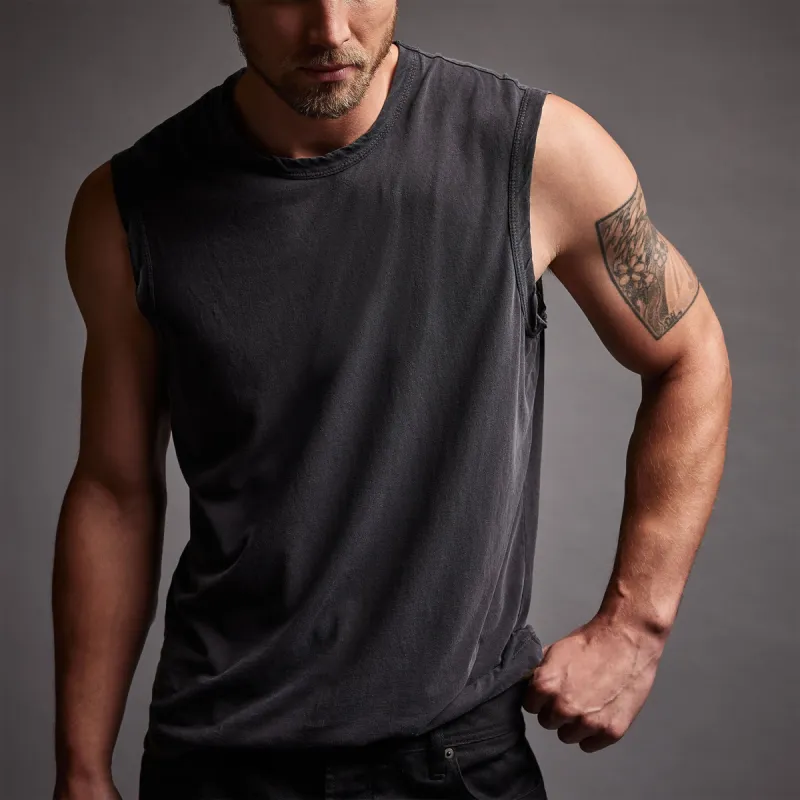 LA Muscle Tank - Magma Pigment sold by James Perse