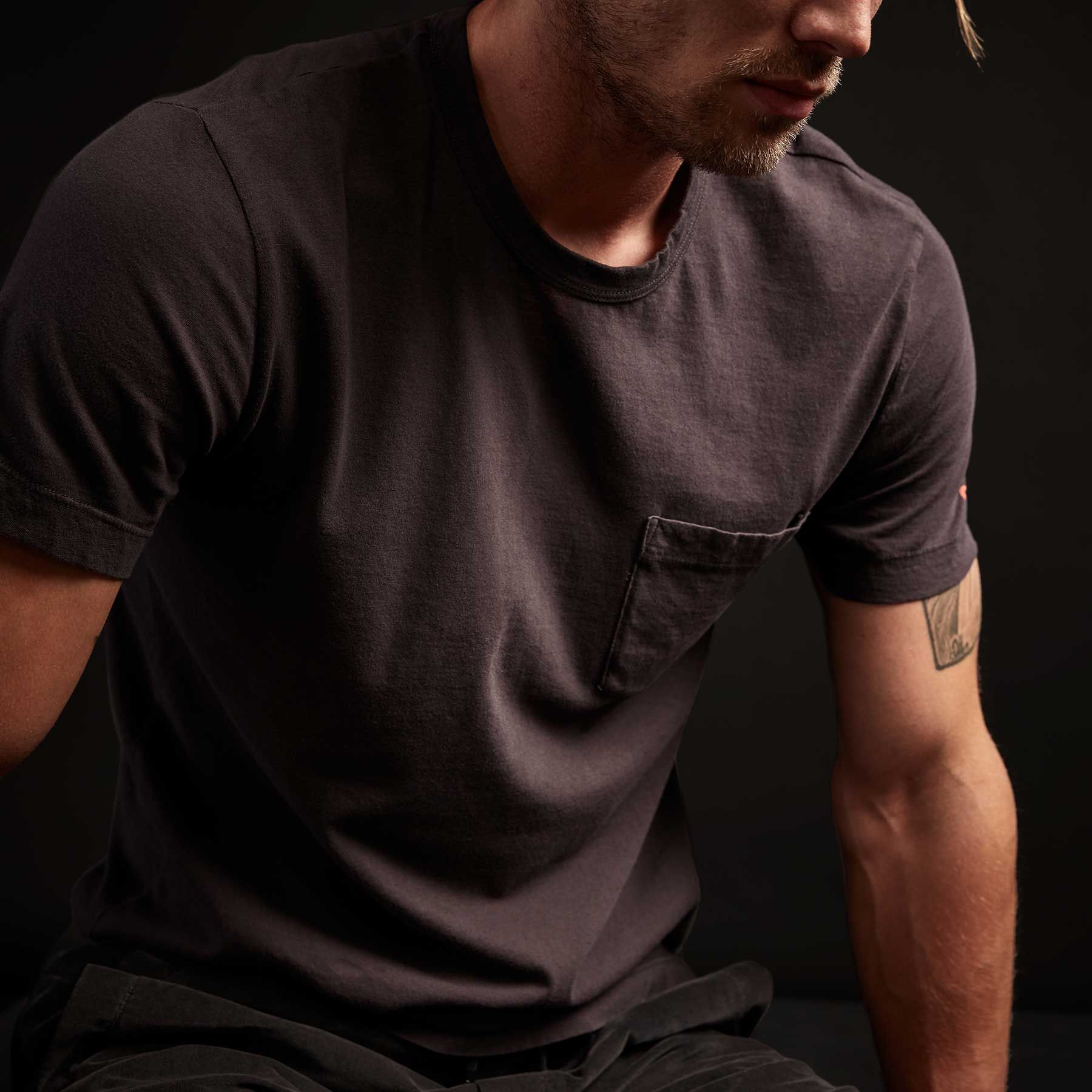 Surf Graphic Pocket Tee - Asphalt sold by James Perse product image thumbnail 2