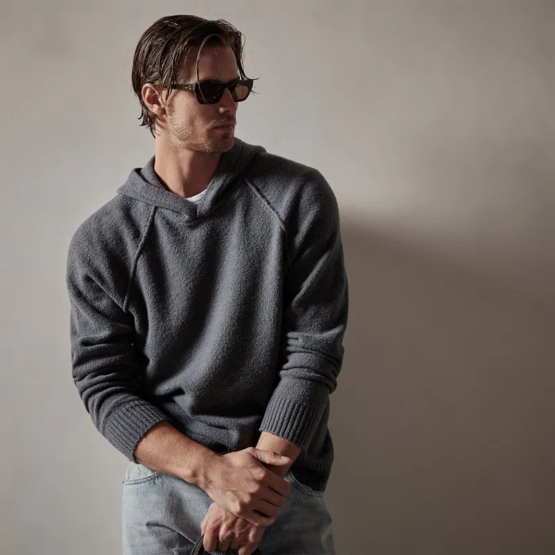 Bayshore Cashmere Hoodie - Flint sold by James Perse
