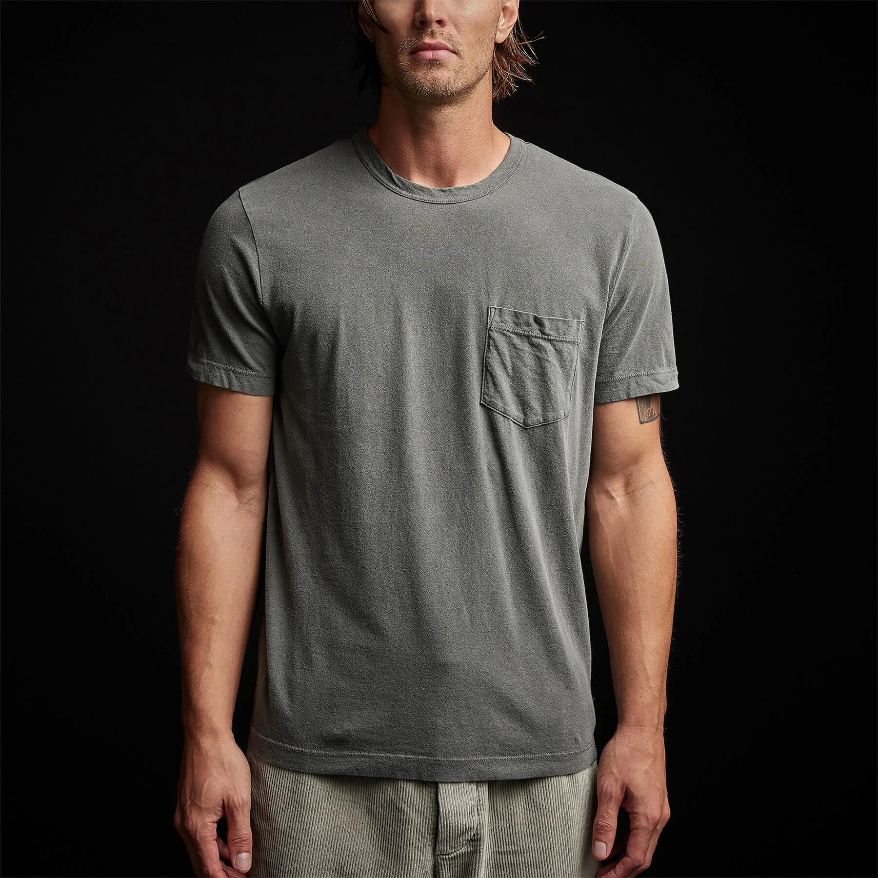 Lightweight Jersey Pocket Tee - Fin Pigment sold by James Perse product image thumbnail 5
