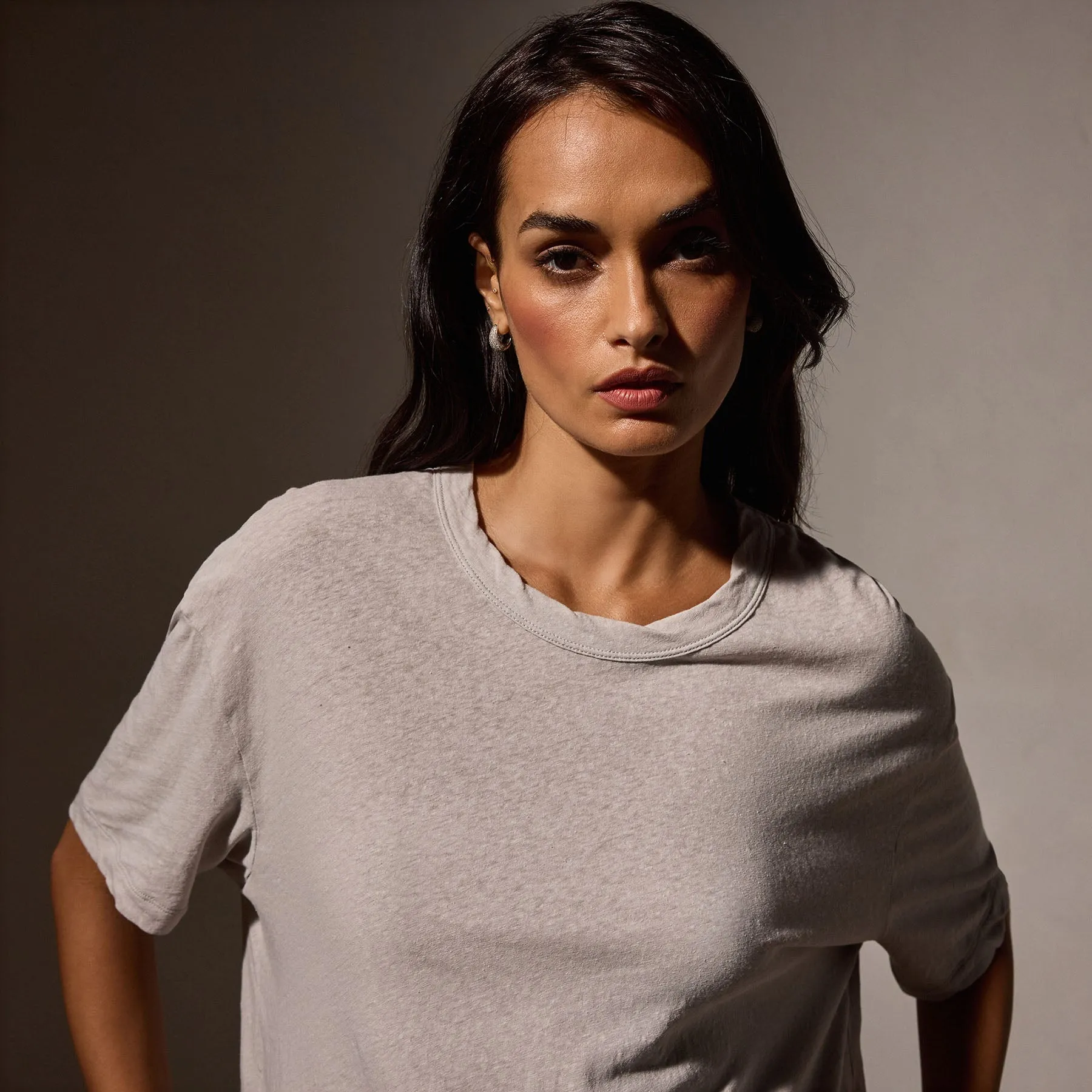 Recycled Cotton Jersey Crew Neck Tee - Salt sold by James Perse product image thumbnail 2