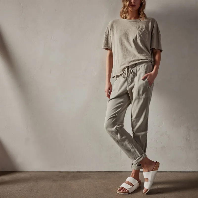 Soft Drape Pant - Driftwood Pigment sold by James Perse