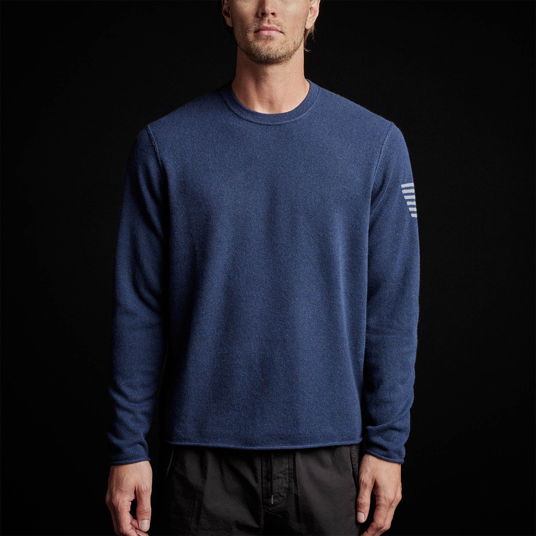 Agave Graphic Recycled Cashmere Sweater - Prussian sold by James Perse product image thumbnail 4