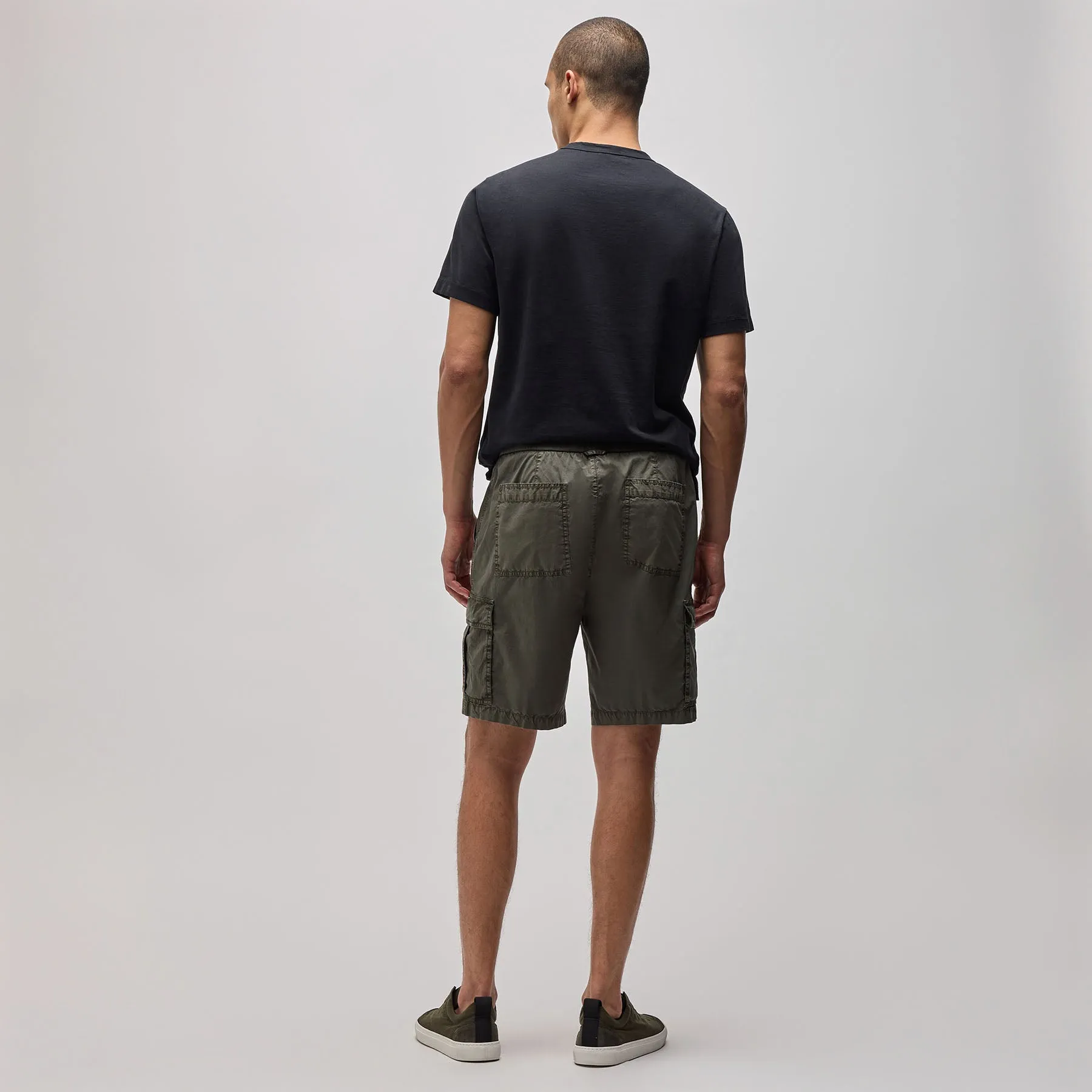 Stretch Poplin Cargo Short - Palm Pigment sold by James Perse product image thumbnail 4