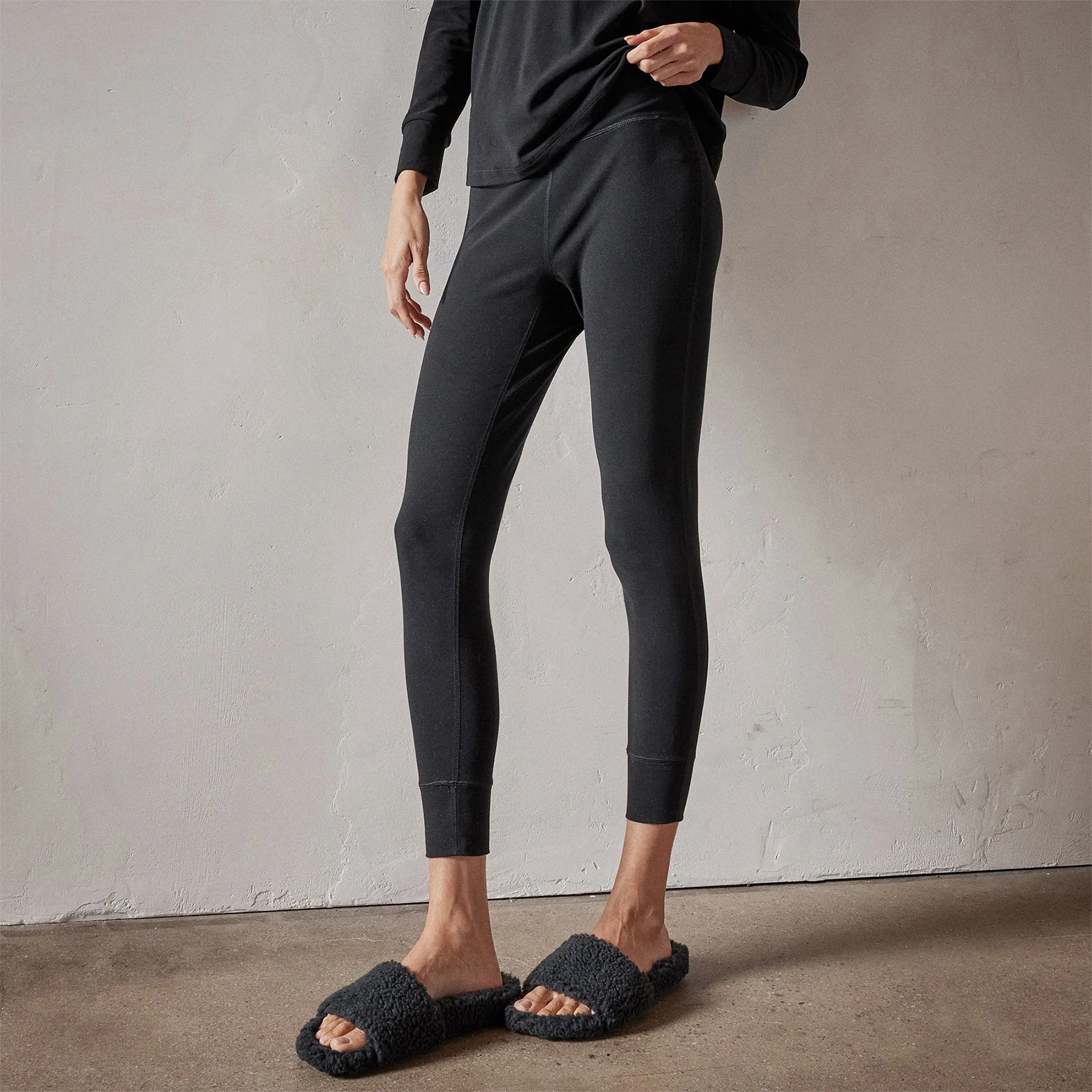 Lounge Legging - Black sold by James Perse product image thumbnail 2