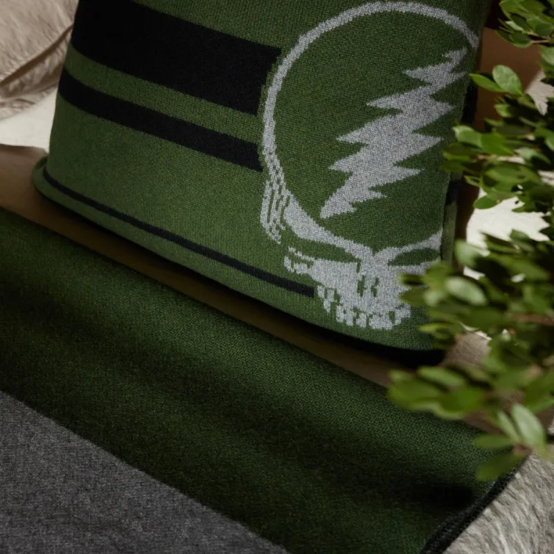 Grateful Dead Sham - Military Green/ Grey Smoke/Blk sold by James Perse