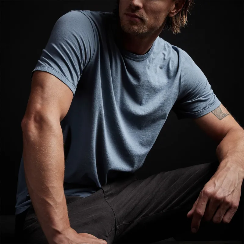 Luxe Lotus Jersey Tee - Globe sold by James Perse