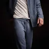 Recycled Cashmere Track Pant - Denim sold by James Perse