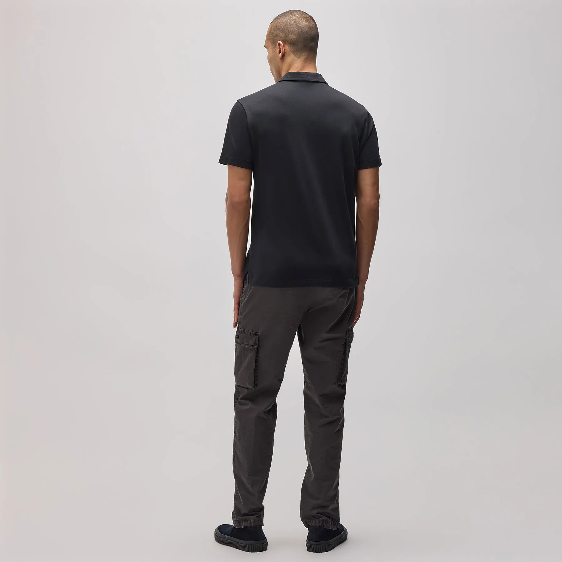 Brushed Lotus Polo - Black sold by James Perse product image thumbnail 4