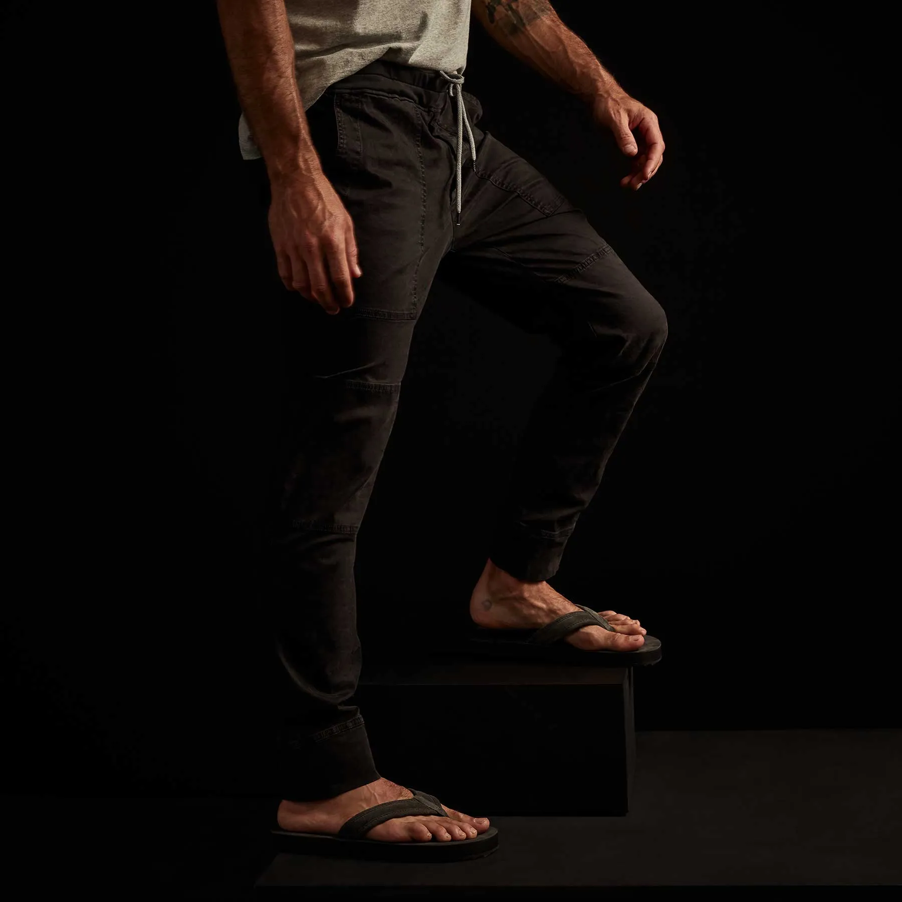 Brushed Stretch Twill Utility Pant - Magma Pigment sold by James Perse product image thumbnail 2