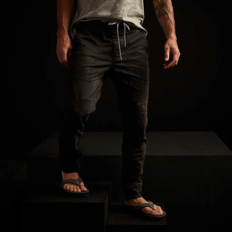 Brushed Stretch Twill Utility Pant - Magma Pigment sold by James Perse