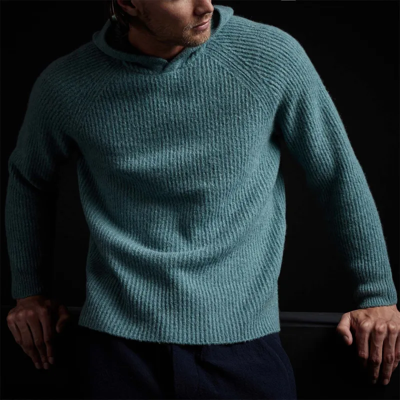 Cashmere Rib Hoodie - Tropical sold by James Perse