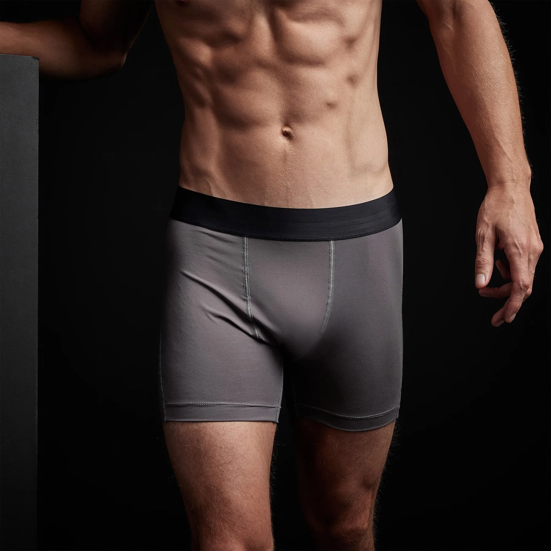Cool Touch Sport Boxer Short - Raccoon Grey sold by James Perse product image thumbnail 3
