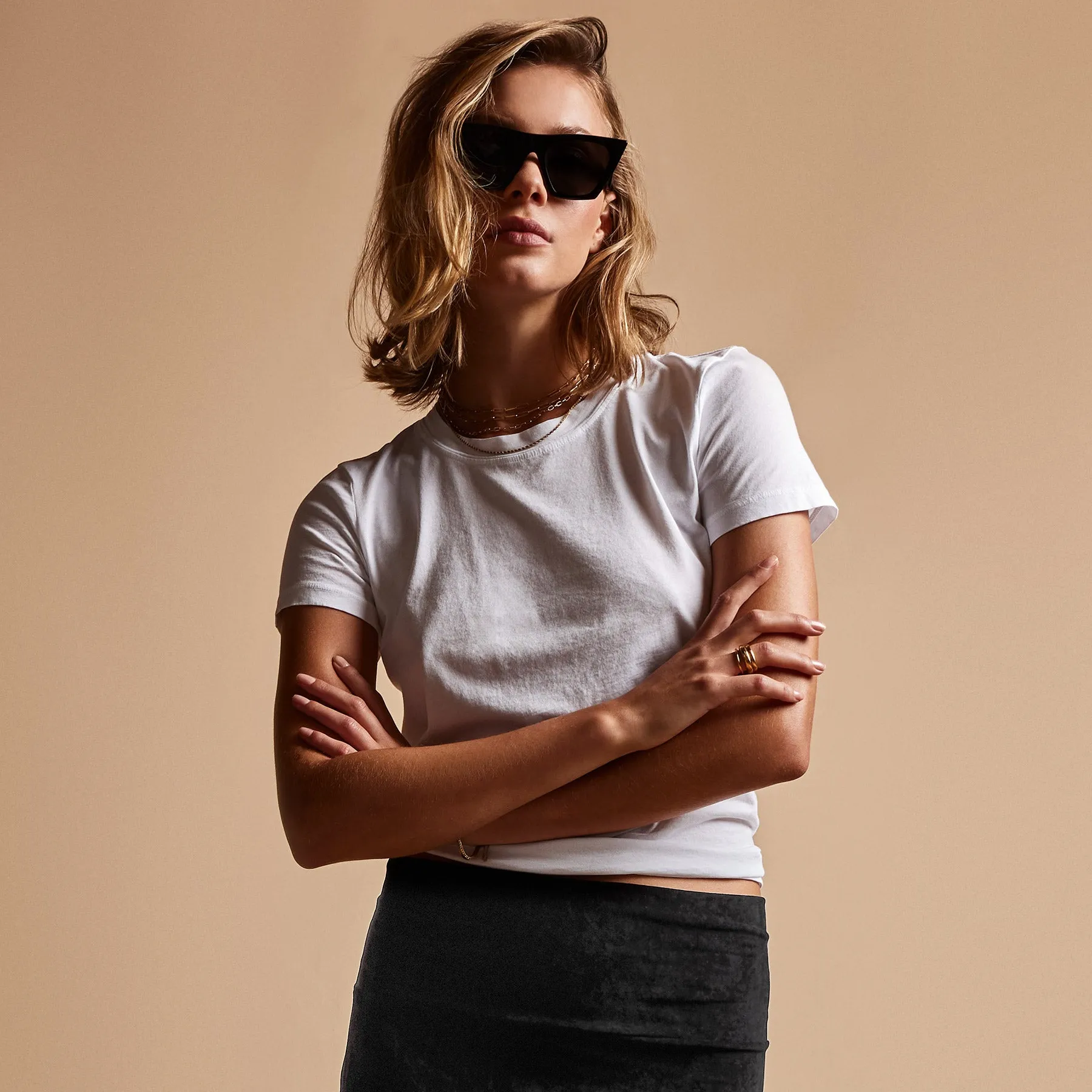 Women's Classic T Shirt Gift Set - Blk,Wht,Brzp,Crdv sold by James Perse product image thumbnail 3