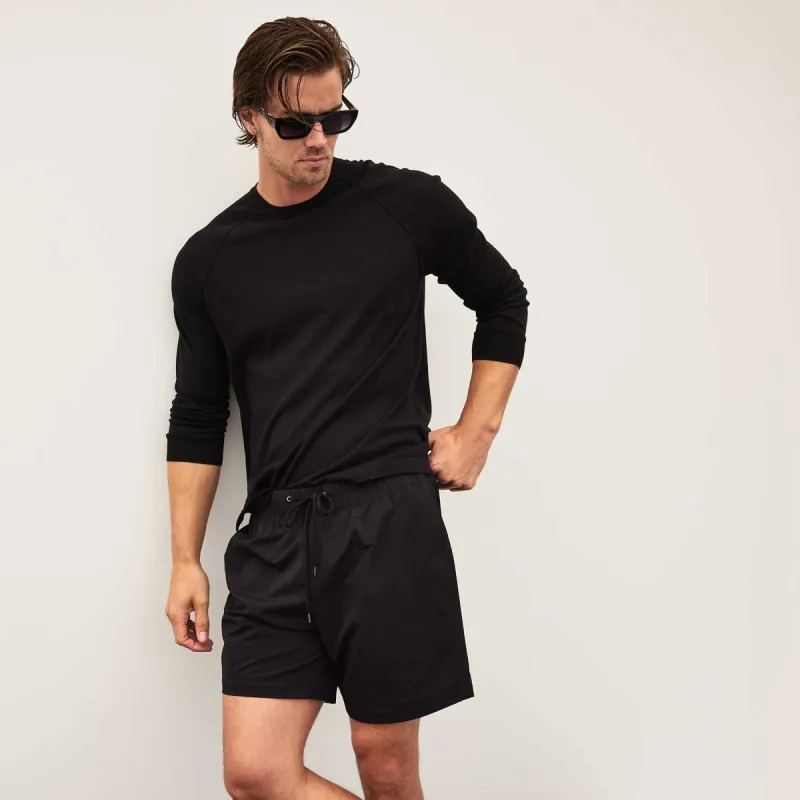 Colony Knit Crew - Black sold by James Perse