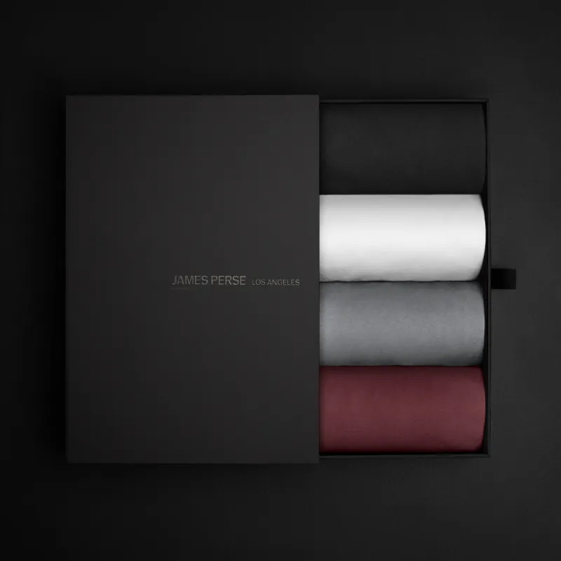 Women's Classic T Shirt Gift Set - Blk,Wht,Brzp,Crdv sold by James Perse