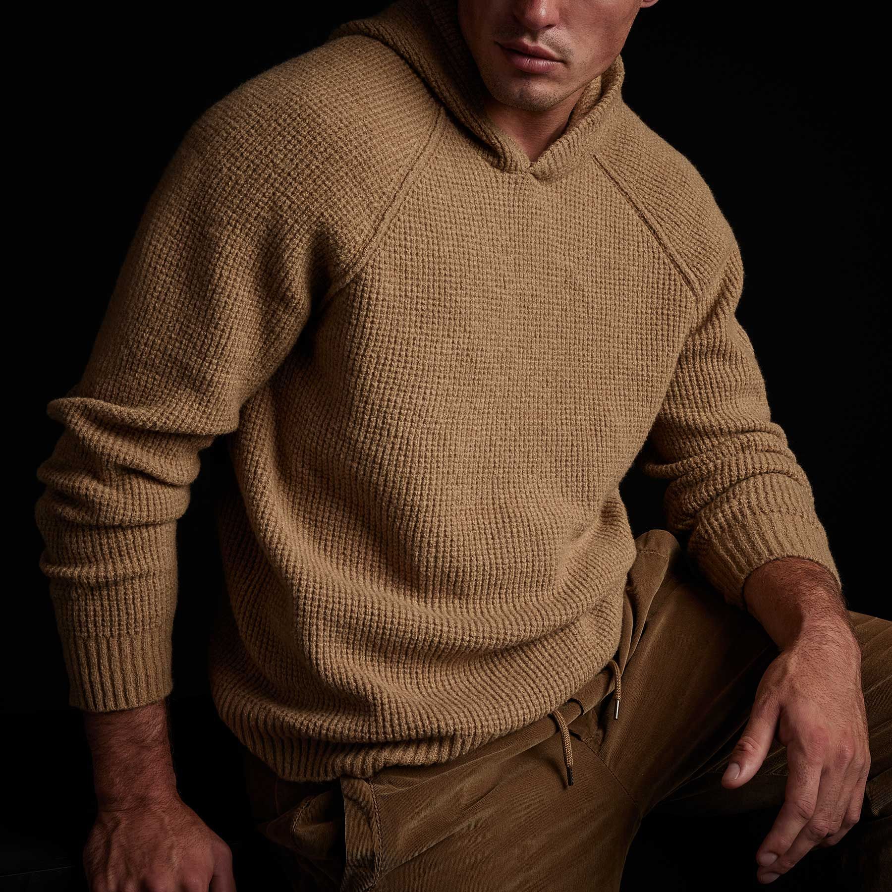 Cotton Wool Hooded - Acorn sold by James Perse