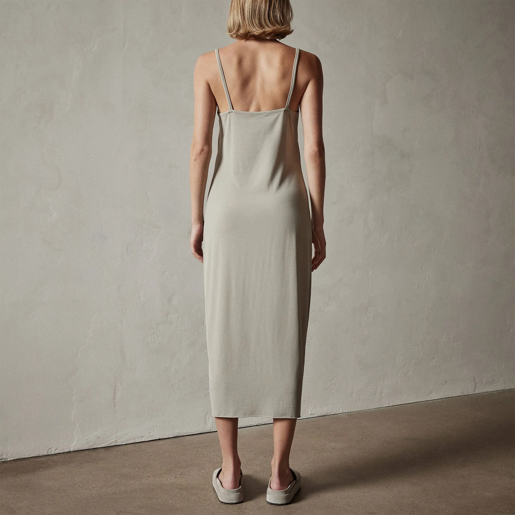 Matte Jersey Tank Dress - Mineral sold by James Perse product image thumbnail 5