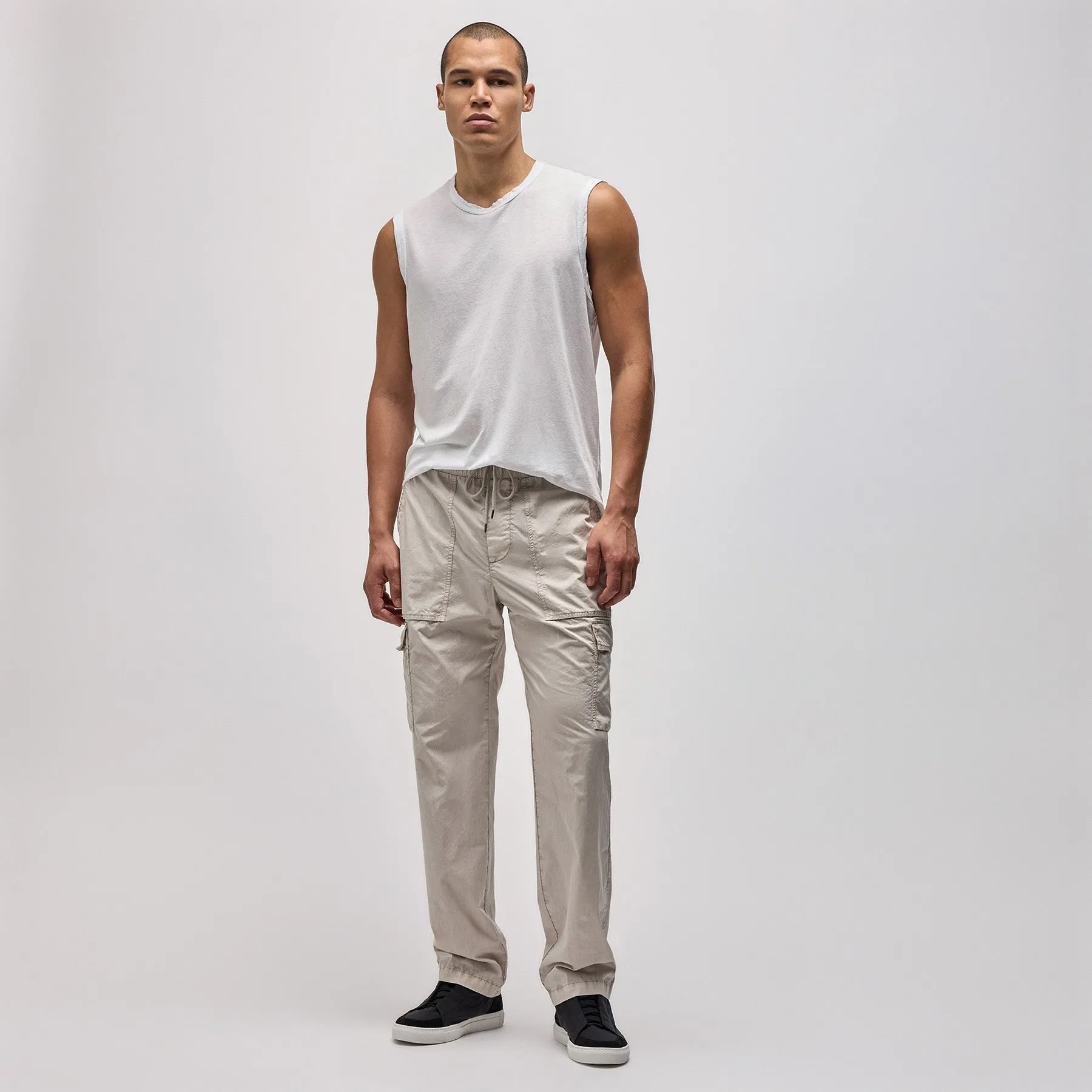 Cotton Poplin Cargo - Salt Pigment sold by James Perse product image thumbnail 3