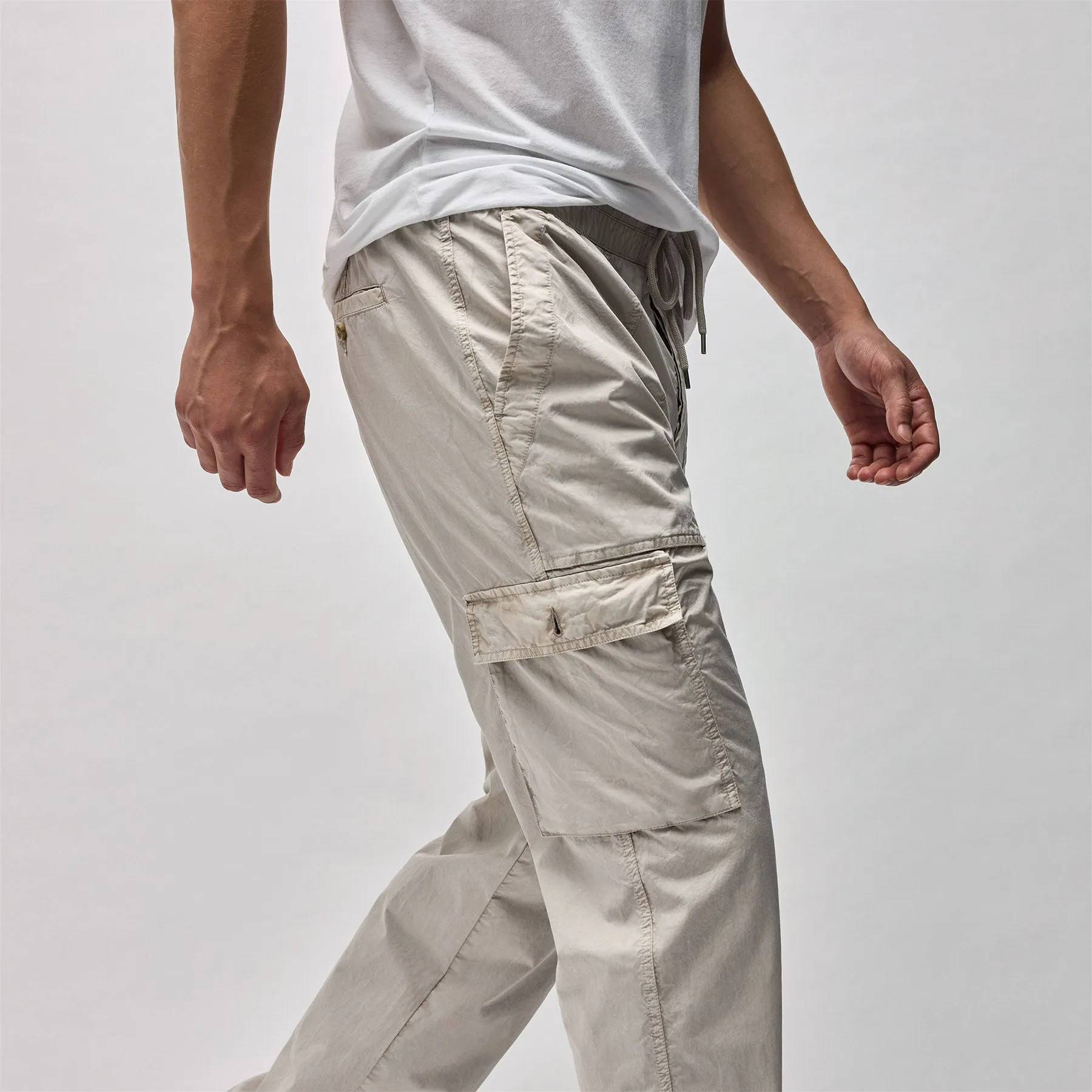 Cotton Poplin Cargo - Salt Pigment sold by James Perse