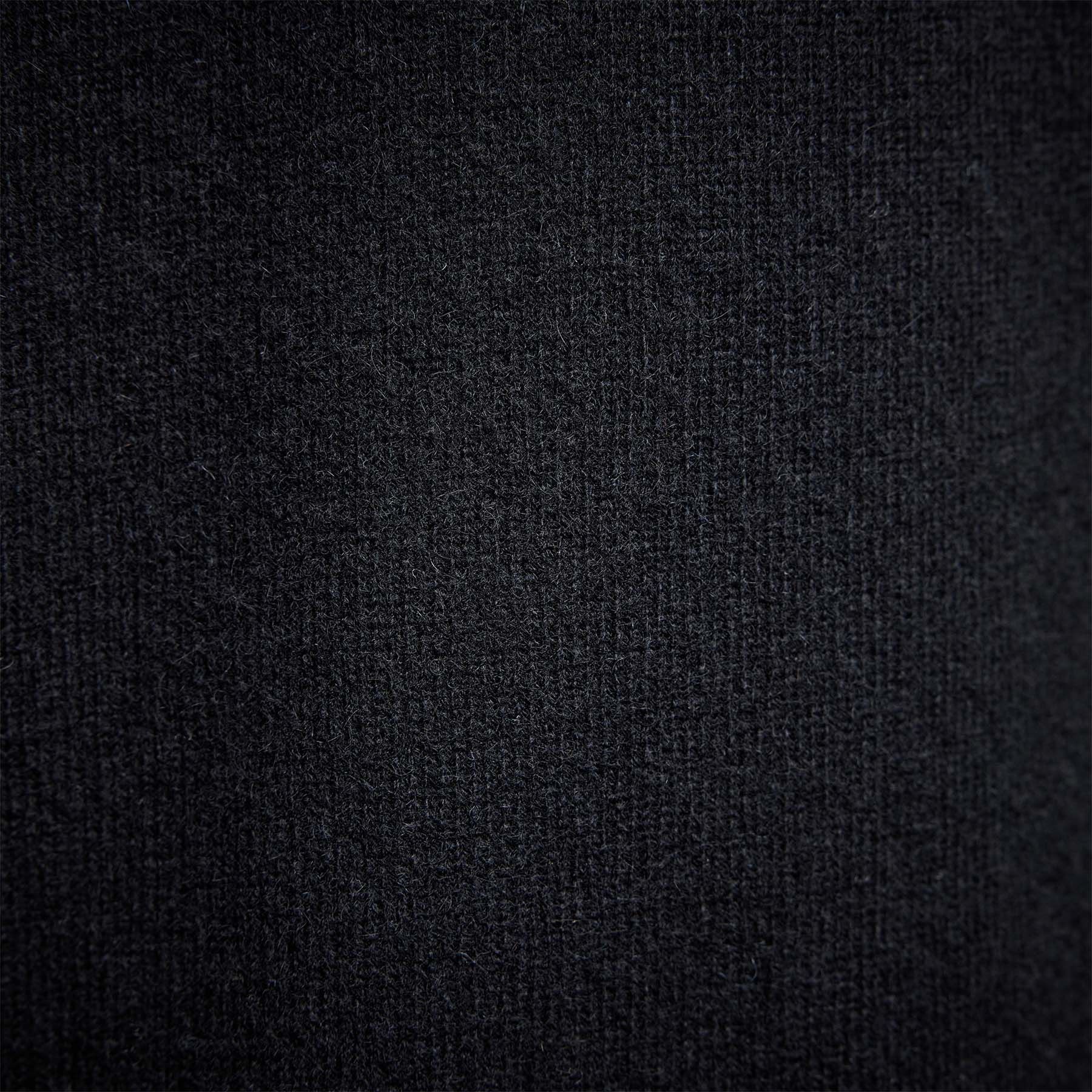 Double Bar Graphic Recycled Cashmere Sweater - Black sold by James Perse product image thumbnail 7