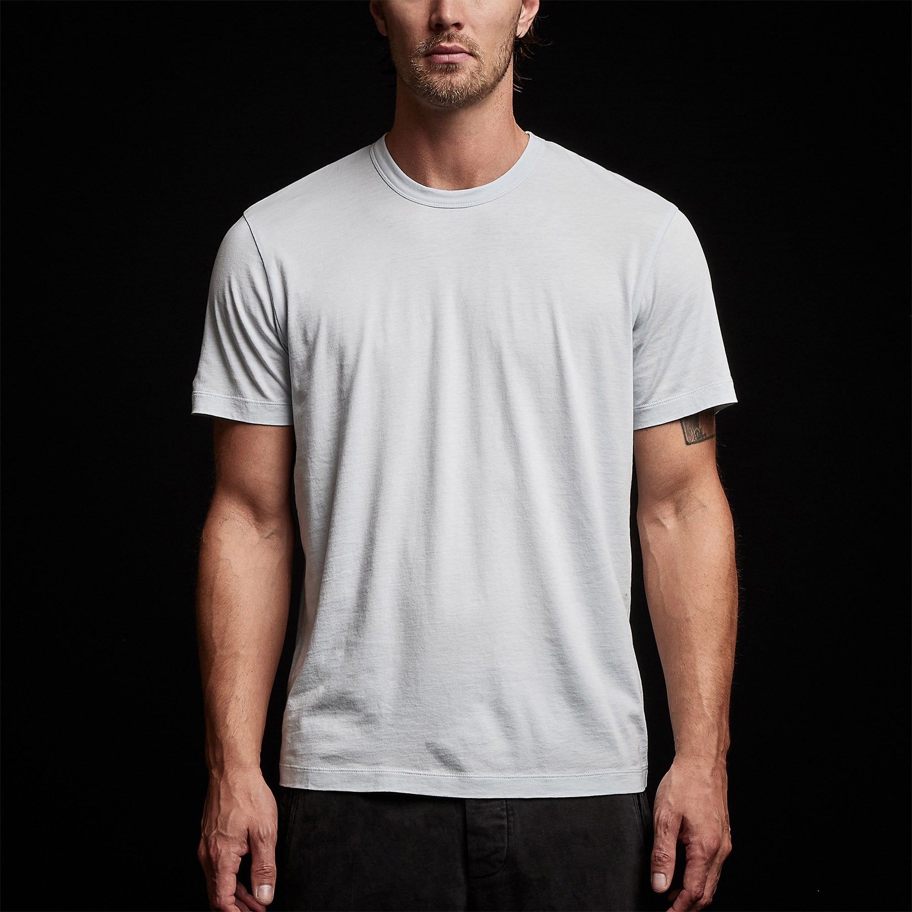 Brushed Lotus Crew - Baby Blue sold by James Perse product image thumbnail 4