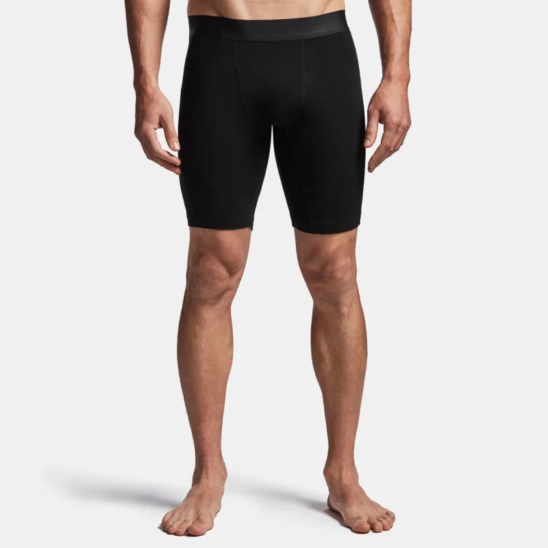 Elevated Lotus Sport Boxer  Long - Black sold by James Perse