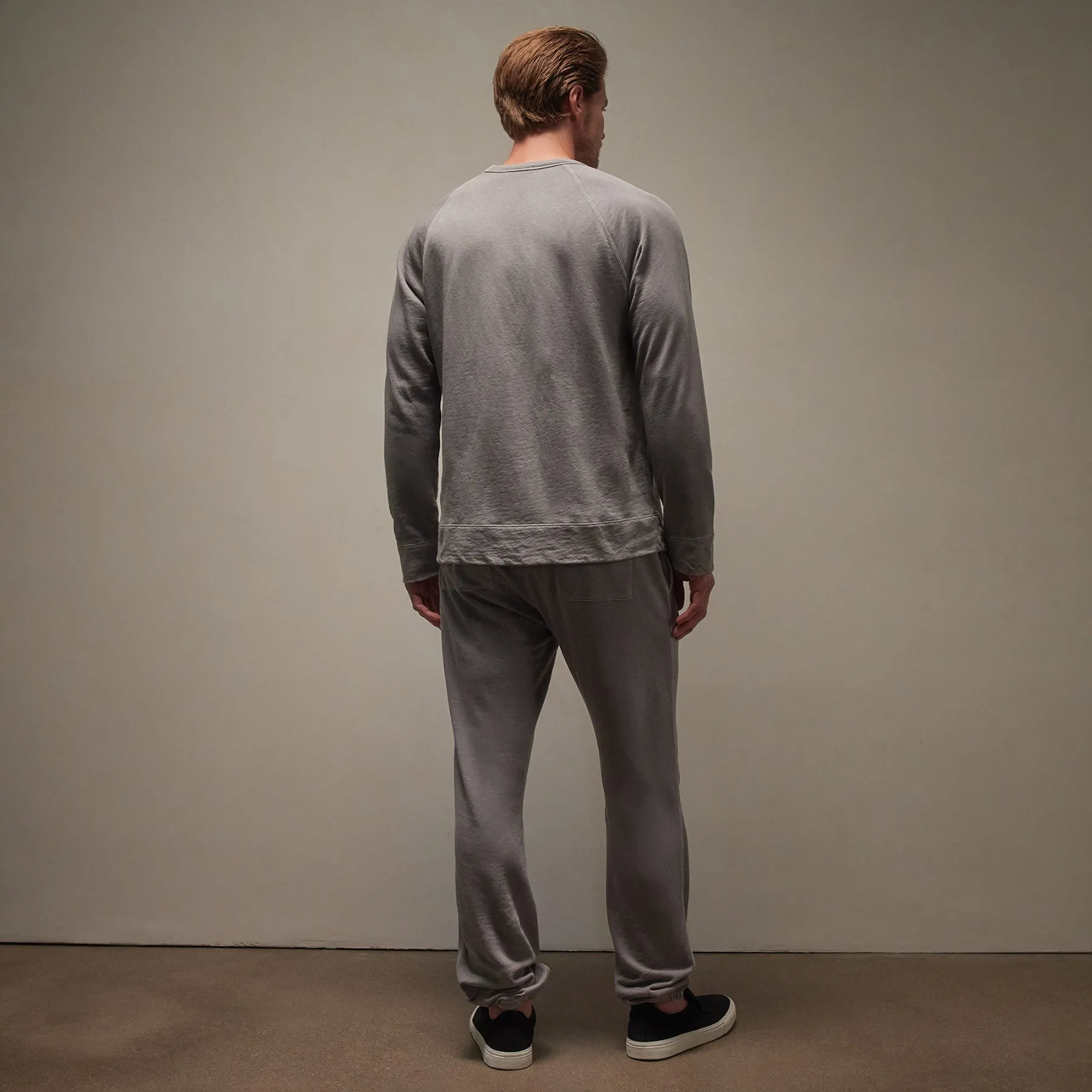 Vintage French Terry Sweatshirt - Silver Grey Pigment sold by James Perse product image thumbnail 3