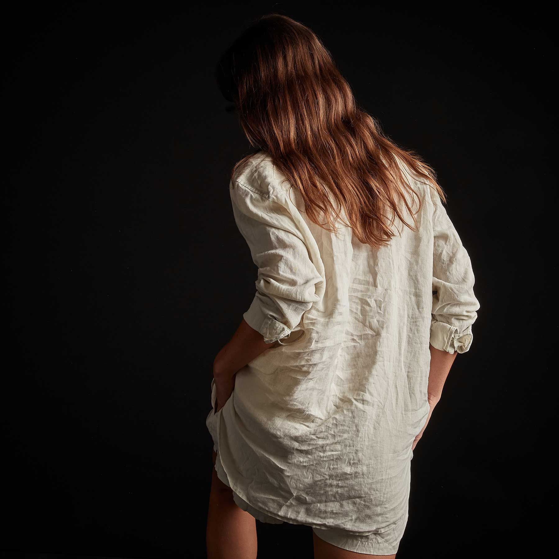 Lightweight Linen Shirt - Paste Pigment sold by James Perse product image thumbnail 5