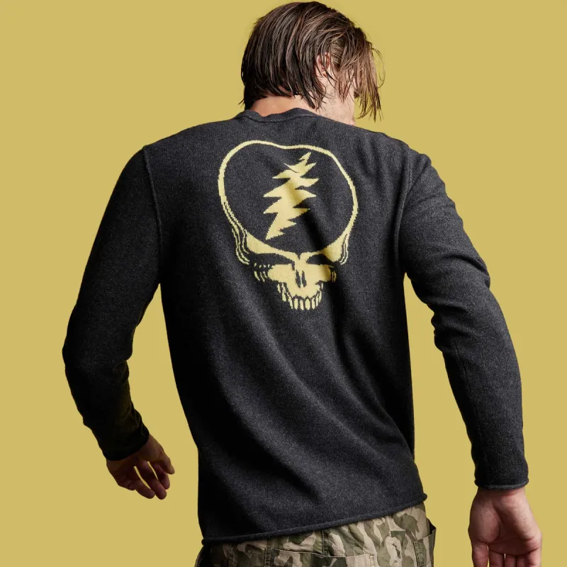 Grateful Dead Recycled Cashmere Sweater - Anthracite sold by James Perse