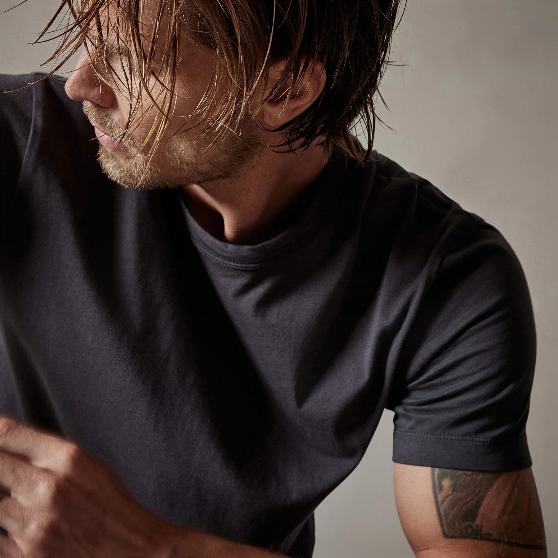 Brushed Lotus Crew - Magma sold by James Perse product image thumbnail 4