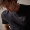 Brushed Lotus Crew - Magma sold by James Perse