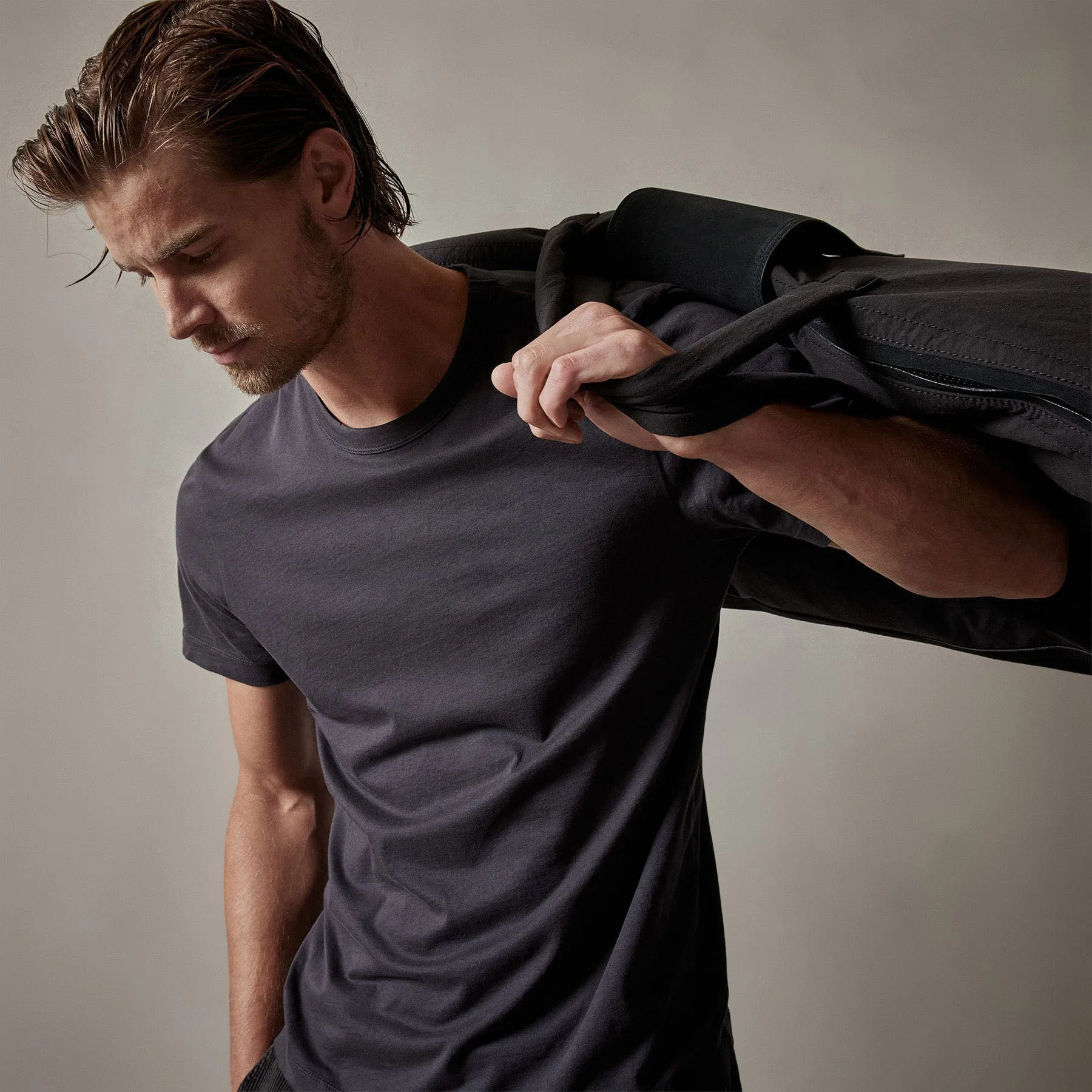 Brushed Lotus Crew - Magma sold by James Perse product image thumbnail 2