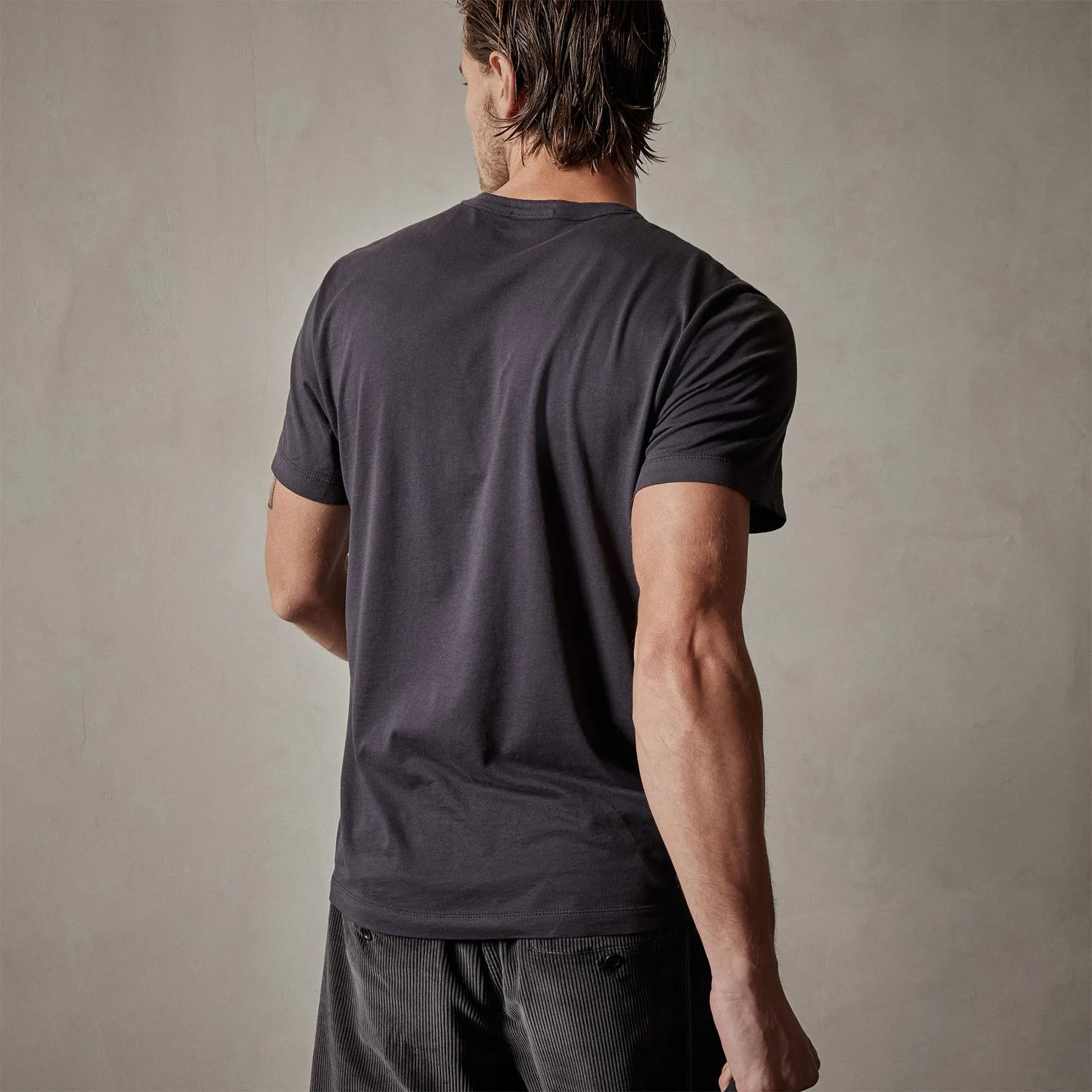 Brushed Lotus Crew - Magma sold by James Perse product image thumbnail 5