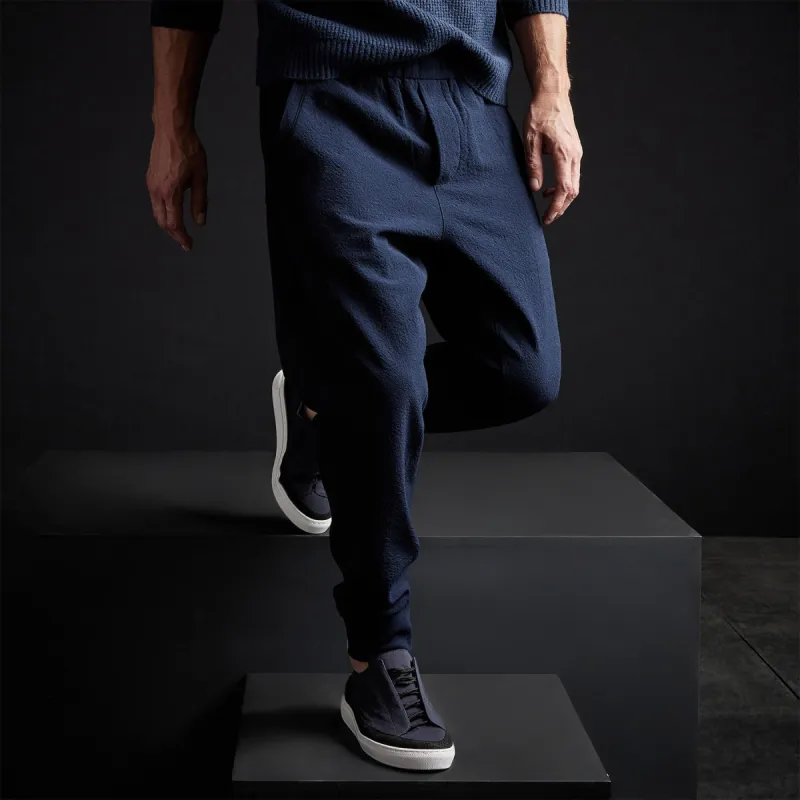 Stretch Wool Pant - Deep Navy sold by James Perse