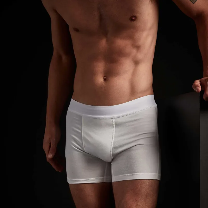 Elevated Lotus Sport Boxer Short - White made by James Perse