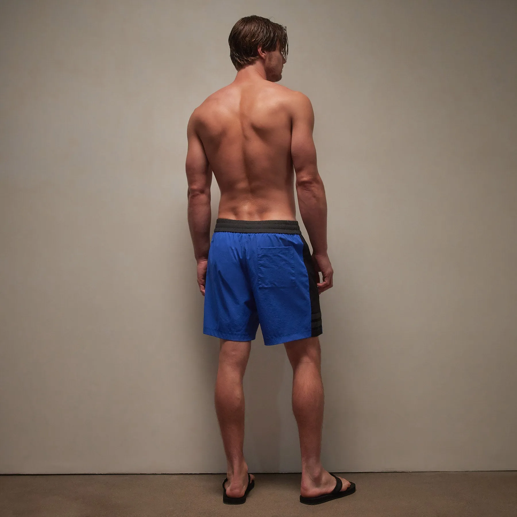 Stretch Rip Stop Sport Short - Baltic Blue/Black/Carbon sold by James Perse product image thumbnail 4