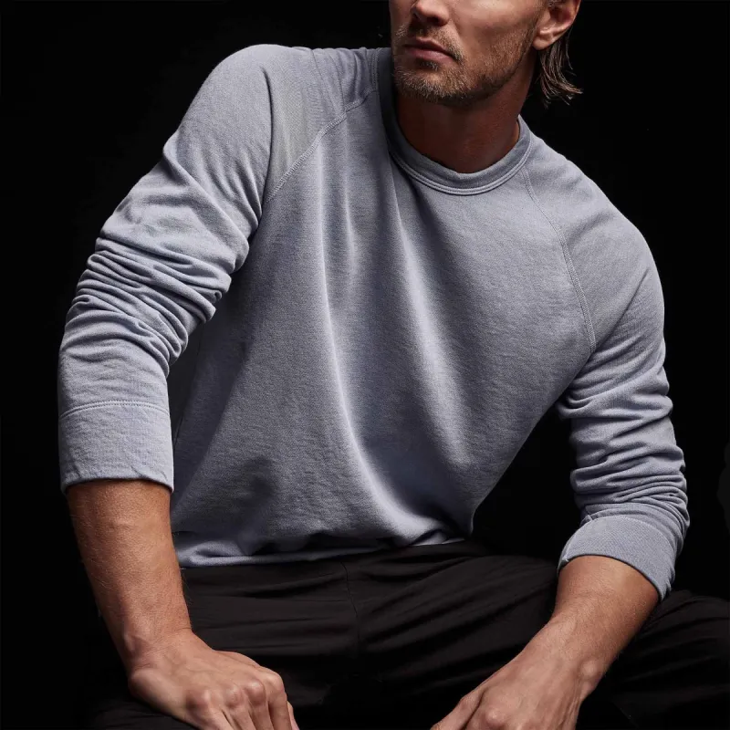 Vintage French Terry Sweatshirt - Aura Pigment sold by James Perse