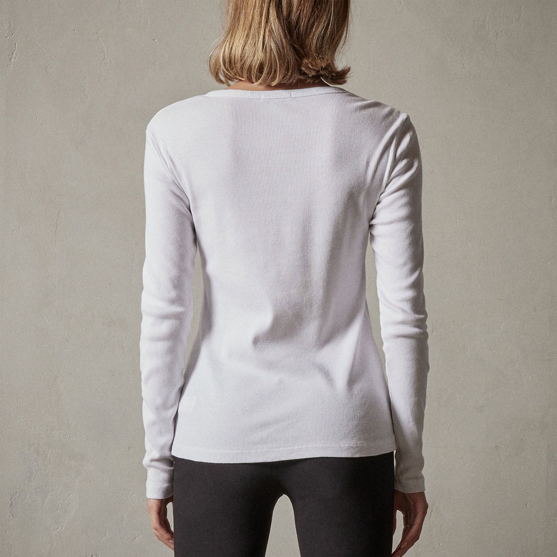 Button Front Top - White sold by James Perse product image thumbnail 2