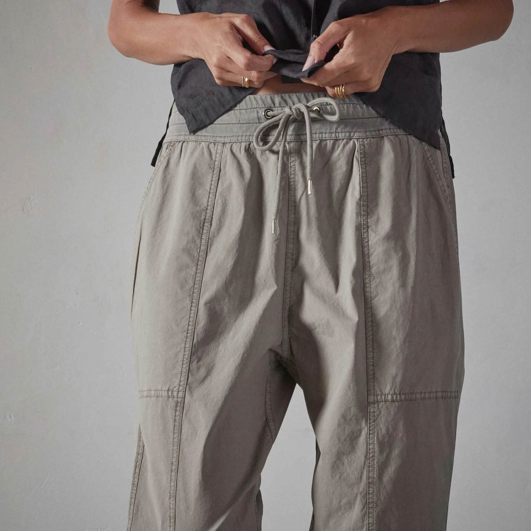 Oversized Cuffed Pant - Fume Pigment sold by James Perse product image thumbnail 3
