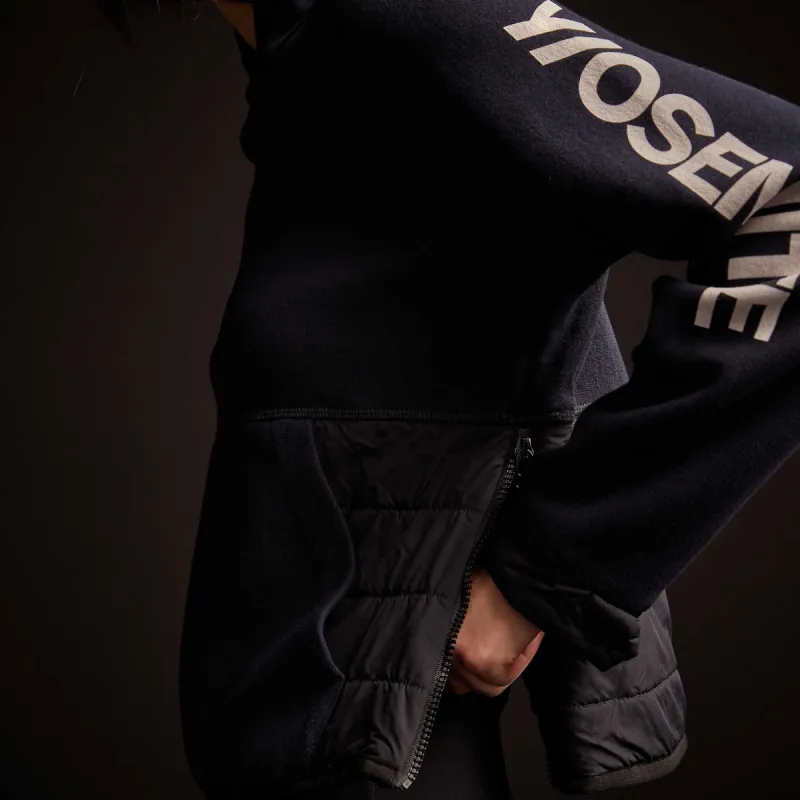 Mixed Media Pullover Hoodie - Navy sold by James Perse