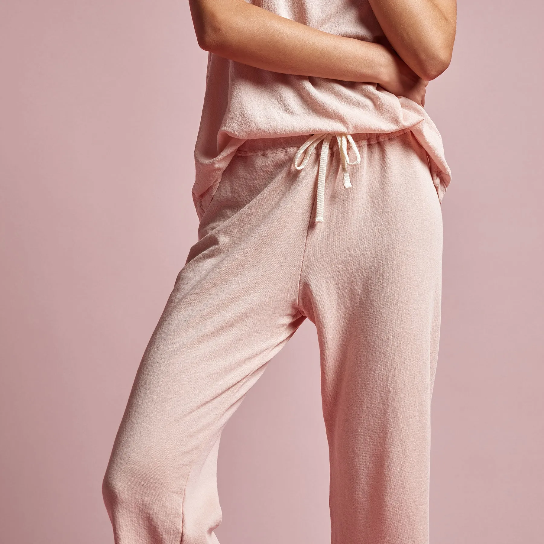 Vintage French Terry Cutoff Sweatpant - Nougat Pigment sold by James Perse product image thumbnail 2