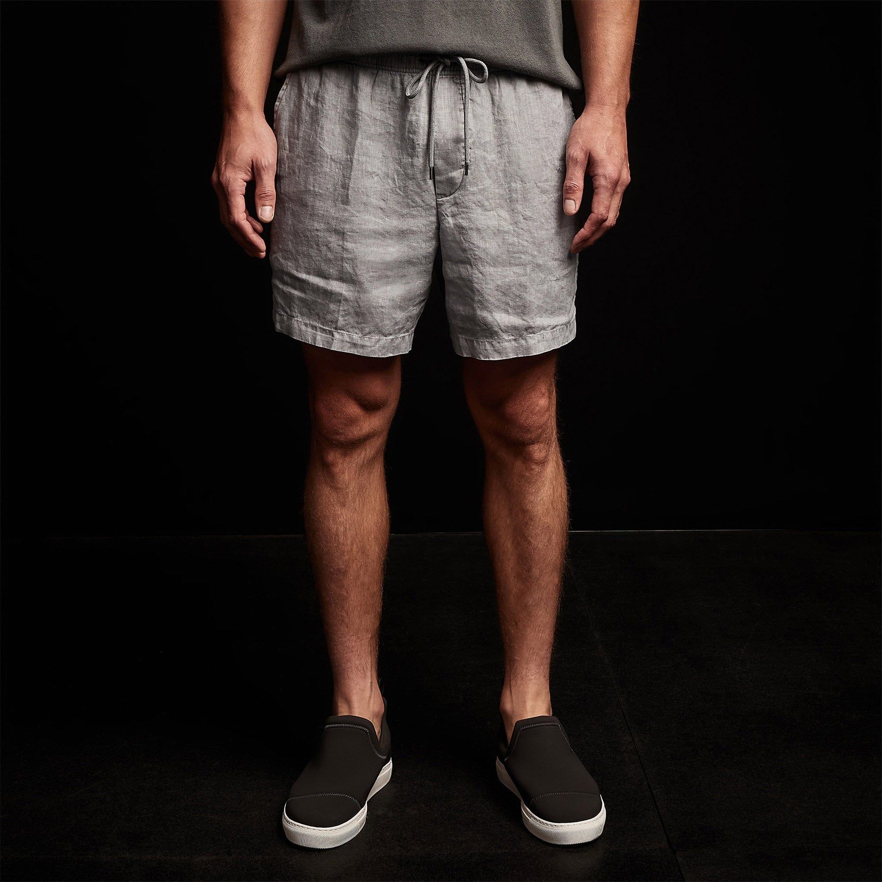 Lightweight Linen Short - Breeze Pigment sold by James Perse product image thumbnail 3