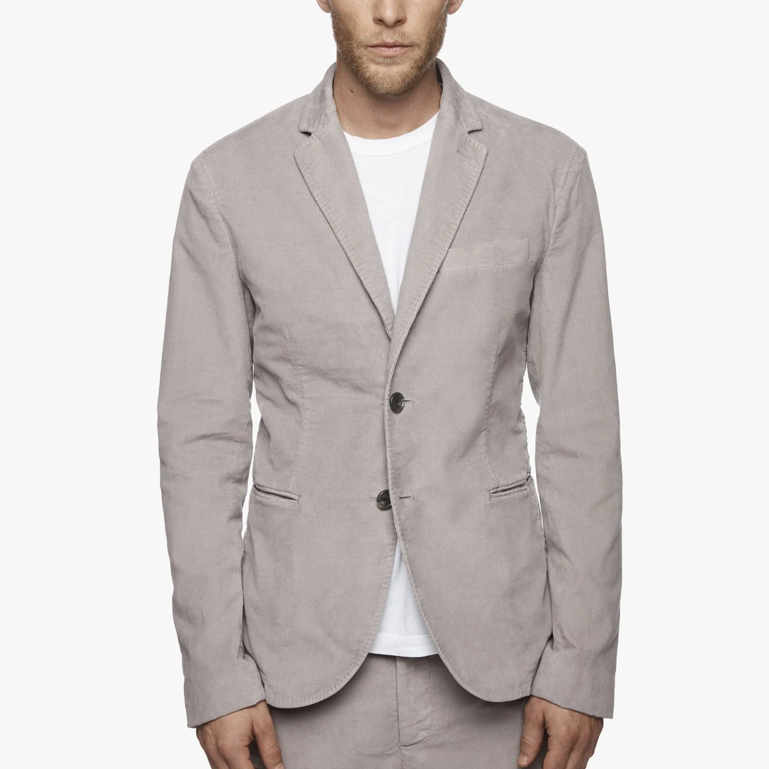 Heavy Stretch Cord Jacket - Dapple sold by James Perse
